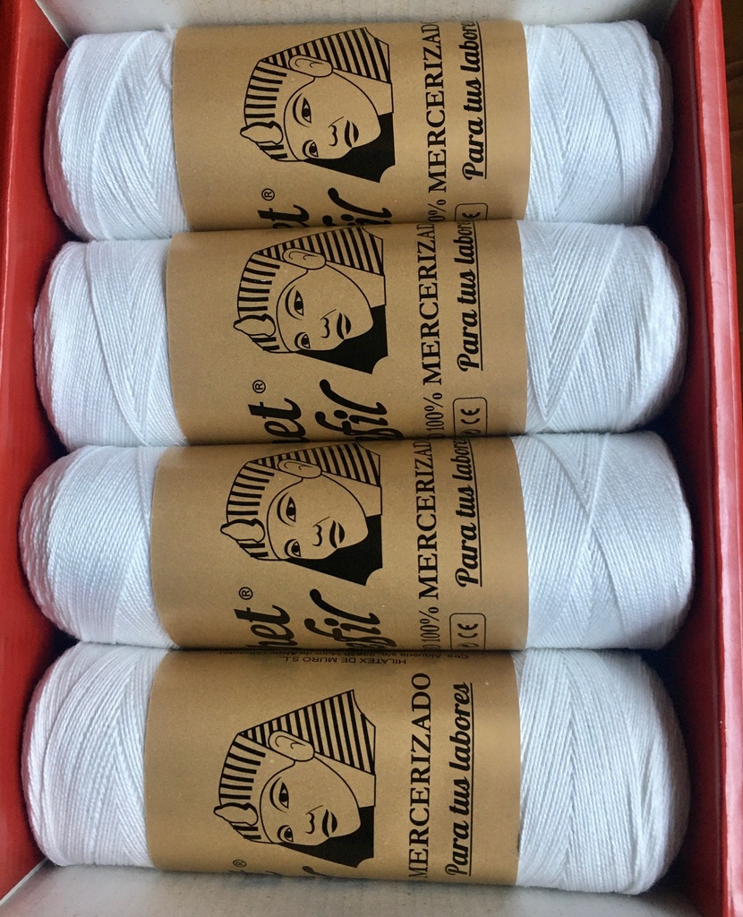 CROCHET Bandeja 8 zepelines monocolor